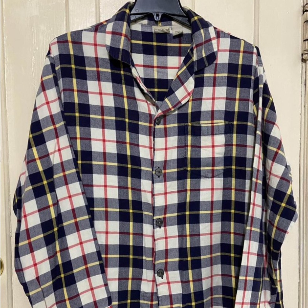 L.L.Bean Men’s flannel Pjs‎ Top /XL
